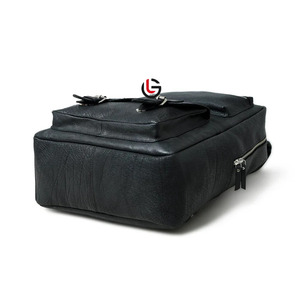 Multi Compartment Genuine <b>Leather</b> Waterproof Breathable 20-35L <b>Backpack</b> <b>Laptop</b> Bag Physiological Curve Back for Adult College - Product Image 4