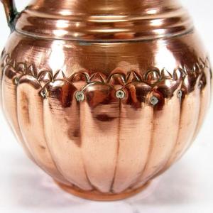 Jarra de agua de cobre para agua potable y almacenamiento, jarras de alta calidad hechas a mano de La India por World Craft IMPEX - Product Image 5