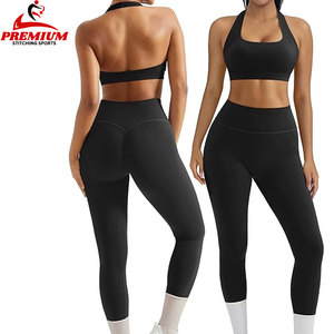 Nuevo Conjunto Deportivo de Alta Calidad con Logotipo Personalizado para Mujer, Ropa de Gimnasio de 2 Piezas, Conjuntos de Yoga, Conjunto de Fitness para Gimnasio - Product Image 6