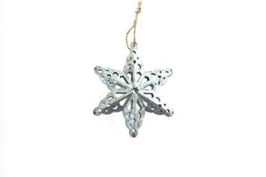 Modern Galvanized Handmade Christmas <b>Hanging</b> <b>Ornament</b> Customizable Color Shape High Quality Rustic Metal Charm for Holiday Tree - Product Image 4