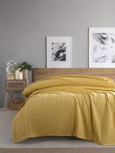 <b>Waffle</b> Pique Bed Spread 160*230cm 100% Cotton Single Size Bed Cover Lightweight Soft Decorative Summer <b>Blanket</b> - Product Image 5