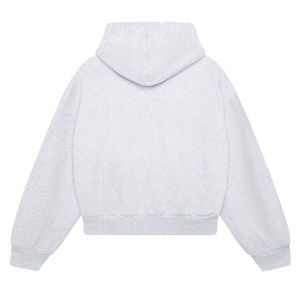 Streetwear hommes hiver épaules tombantes pull à capuche 100% coton polaire Logo personnalisé à manches longues surdimensionné Style Unique sweats à capuche - Product Image 2