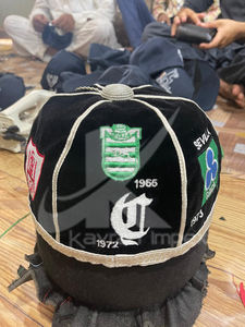 หมวกแก๊ปรักบี้สีแดงปักด้วยทองหมวกรักบี้โลโก้ตามสั่ง - Product Image 4