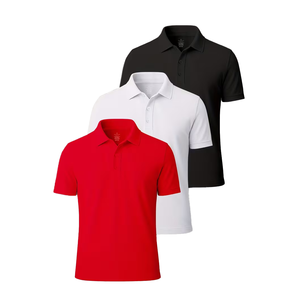 Camiseta Polo Personalizada OEM 2026, Camiseta de Golf de Manga Corta Lisa de Alta Calidad, Secado Rápido, Transpirable, Sin Costuras, para Hombre - Product Image 1