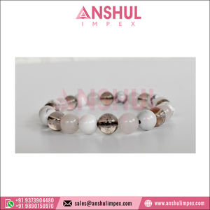 Bracelet ANGER de qualité supérieure, très vendu, bijoux de mode, bracelet à perles de pierres précieuses de guérison avec inscription d'intention - Product Image 4