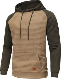 2025 hombres Casual moda Joker sublimación pulóver Sudadera con capucha mejor calidad divertido de gran tamaño transpirable diseño sólido patrón OEM - Product Image 1