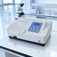 Spectrophotomètres visibles de paillasse 1200V multi-angle avec écran LCD et largeur de bande de 4 nm