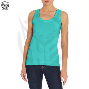 Venta caliente Mujeres Entrenamiento Sudor Desgaste Causal Tank Top Custom Yoga Gym Vest Ladies Fitness Stringer Singlet - Product Image 6