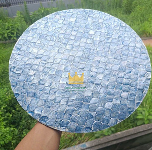 Customize Modern Rattan Eco-Friendly <b>Round</b> Charger Plate Handcrafted Placemat for Elegant <b>Table</b> Decor From Vietnam - Product Image 3