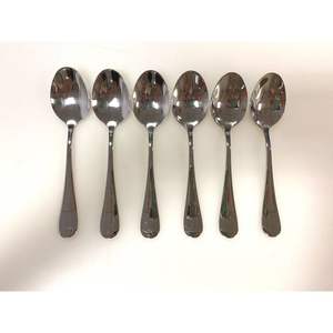 Cuillère de mariage portable en acier inoxydable miroir, ensemble de couverts en métal, cuillère de mariage en provenance d'Inde - Product Image 1