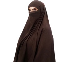 Khimar Abaya de super qualité vêtements pour femmes en gros robe islamique turque couleur unie Abaya hijab pour femmes couleur unie