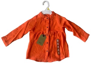 Robe sirène/trompette en mousseline de soie la plus populaire pour filles, matière lin/coton, fabriquée au Bangladesh - Product Image 3