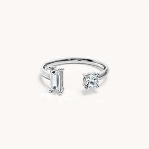 Bague Blair en or 14 carats avec diamant de laboratoire - Product Image 1