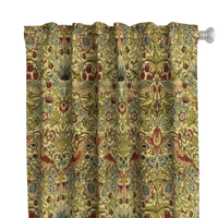 Cortinas de Ventana de Algodón con Tejido Slub Opacas de Lujo para Sala de Estar |   Colores Personalizables, Ecológico, Retardante de Llama