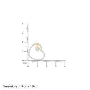 คอลเลกชันสร้อยคอหรูหราจี้เพชรสีทองเรียบง่ายอันเป็นที่รัก - Product Image 2