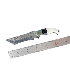 Couteau de chasse en acier Damas de haute qualité, lame fixe pleine soie, couteau de camping, bushcraft, couteau d'extérieur, qualité artisanale - Product Image 1