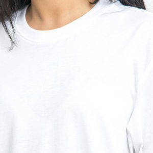 เสื้อยืดผ้าฝ้ายผู้หญิงไซส์ใหญ่พิเศษระบายอากาศได้ดี - Product Image 6