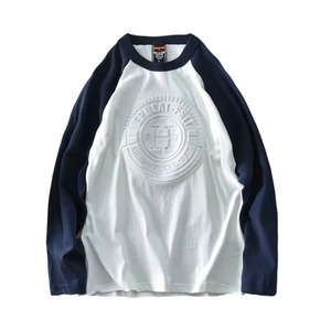 Logo personnalisé bon marché brodé uni imprimé unisexe coton Vintage surdimensionné nouveau Design hommes pull-over col ras du cou sweat-shirt - Product Image 1