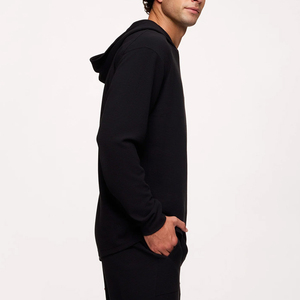 Felpe con Cappuccio da Uomo in <span class=keywords><strong>Cotone</strong></span> di Bambù, Pullover Organico Sostenibile con Cappuccio per Uomo - Product Image 6