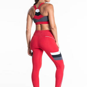 Confortable facile à porter ensemble de yoga de gymnastique dames grande taille léger 100% coton 6 pièces solide respirant élastique taille fermeture basse - Product Image 6