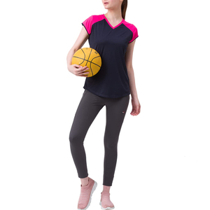 เสื้อออกกำลังกายแขนสั้นสำหรับผู้หญิงเสื้อออกกำลังกาย2026ฟิตเนสวิ่งเสื้อออกกำลังกายคอกลมผลิตตามสั่ง - Product Image 6