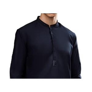OEM Pakistán Shalwar Kameez conjunto de ropa islámica de lujo para los adultos de los hombres Salwar Kameez vestido hecho de algodón y seda al por mayor - Product Image 1