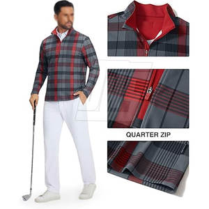 Veste à demi-zip pour homme, sublimation, performance, demi-zip, sublimation, pour un usage sportif quotidien - Product Image 3