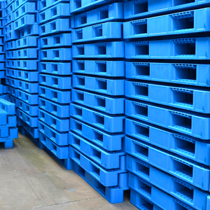 Paletas de plástico de fibra europea de doble cara de entrada de 4 vías de alta resistencia para líneas de producción de máquinas de ladrillos industriales suministro al por mayor - Product Image 1