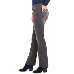 Jeans Bootcut da Donna Style & Co, Lavaggio Chiaro con Ricami e Tasche, Denim Nero, Taglia XL - Comodi, Lavabili, Elementi di Moda - Product Image 3