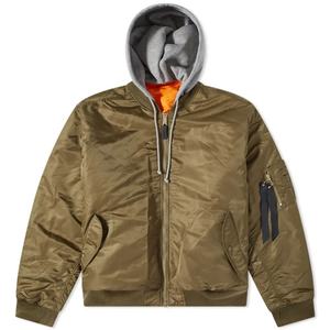 Chaquetas Bomber de alta calidad para hombre, ropa a prueba de viento, satinadas, abrigo bordado - Product Image 1