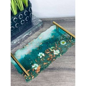 Bandeja de servicio de resina de diseño antiguo de una sola pieza con bandeja de servicio de calidad extra premium a precios muy asequibles - Product Image 4