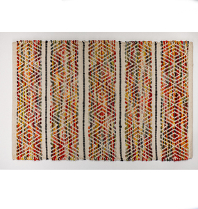 Customized Size Modern <b>Boho</b> Style Handwoven Wool <b>Rug</b> Anti-Slip Runner Carpet Reversible Eco-friendly Washable Home Living Room - Product Image 4