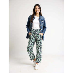 Evolove Women's Night Loungewear Soft Cotton All-Over Printed <b>Pyjama</b> with Side Pockets Adjustable Waistband ODM Woven Fabric - Product Image 1