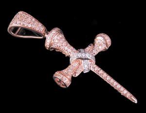 Men's S925 Sterling Silver Minimalist Moissanite Diamond <b>Cross</b> Pendant Classic Religious Style Fine Jewelry Gold Plating - Product Image 1