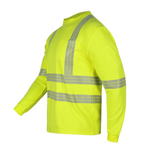 Vente en gros 95% modacrylique/5% coton Vêtements de travail Hi Viz Work Class 3 Fr Tricot Sécurité Ignifuge Travailleur Chemise de travail industriel - Product Image 6