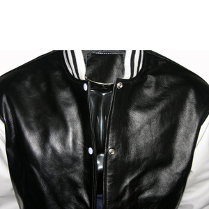 Wholesale Custom Best Quality Men's Varsity Jacket Stand Collar Long Sleeves High Street Letterman Varsity Jacket for <b>Winter</b> - Product Image 3