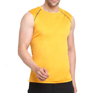 Camiseta sin mangas Camisetas sin mangas para ropa deportiva Camiseta de algodón 100% para hombres Camiseta sin mangas de entrenamiento estampada de ajuste holgado - Product Image 1