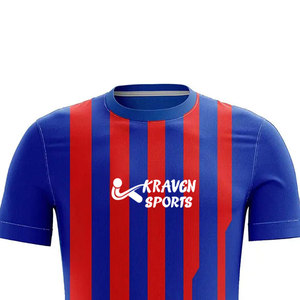 Maillot de football respirant neuf en gros, matériau durable réglable, maillot de football imprimé par sublimation - Product Image 4