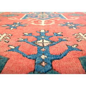 Alfombra de Lana Anudada a Mano Nuray Pae-1213, Diseño Geométrico Rojo y Naranja, Alfombra Grande para Decoración de Sala de Estar, 9x12 - Product Image 3