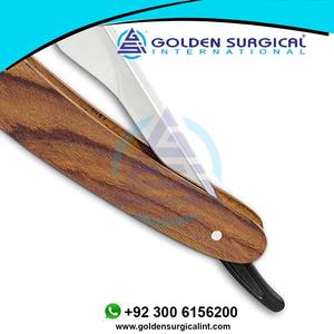 Navaja de Afeitar Clásica de Hoja Recta Personalizada para un Afeitado Profundo, Calidad de Salón, Corte de Barba Masculino Profesional - Product Image 5