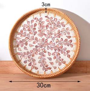 ถาดเสิร์ฟอาหารขนมหวายสำหรับงานแต่งงานงานเลี้ยงวันเกิดถาดอาหารเย็นจากอินเดีย - Product Image 6