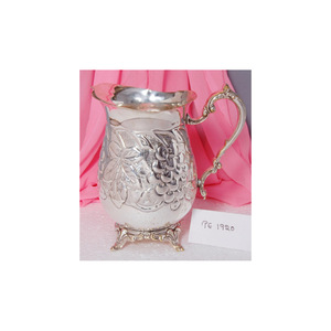 Nuevo precio de exportación Jarras de Bar Último diseño Estilo elegante Jarra para servir agua Chapado en plata Personalizado a granel - Product Image 3