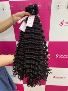 Extensions de cheveux vietnamiens Remy de 22 pouces, lisses, double trame, haute qualité, machine à double trame, boucles de printemps, lots bruts, vente en gros - Product Image 3