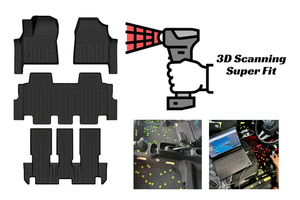 Tapis de sol de voiture noirs antidérapants imperméables sur mesure pour modèles Tucson 5D TPE TUCSON LT <span class=keywords><strong>2017</strong></span> - Product Image 3