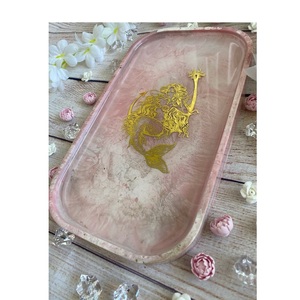 ถาดเรซิ่นตกแต่งสำหรับวางเทียน เค้ก น้ำผลไม้ และเสิร์ฟอาหาร สำหรับใช้ในบ้านและโรงแรม - Product Image 5