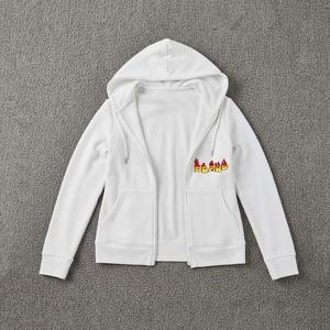 เสื้อฮู้ดสตรีทไซส์ใหญ่พิเศษมีซิปสำหรับผู้หญิงปักโลโก้ได้ตามต้องการสวมใส่สบายป้องกันรอยยับ - Product Image 1