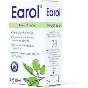 Earol 10ml Olive <b>Oil</b> Ear <b>Wax</b> Removal <b>Spray</b> <b>Oil</b> <b>Spray</b> Bottle - Product Image 1