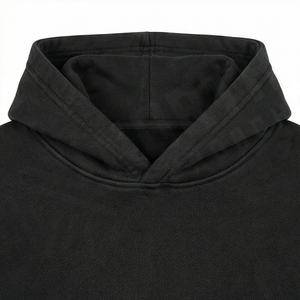 Sweat à capuche personnalisé pour homme, 500 GSM, lourd, coupe oversize, en molleton bouclette, épaules tombantes, fermeture éclair intégrale, couleur personnalisable - Product Image 4