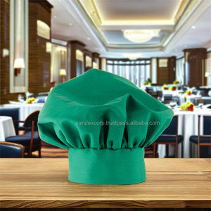 Sombrero de chef de alta calidad en color blanco - Product Image 6