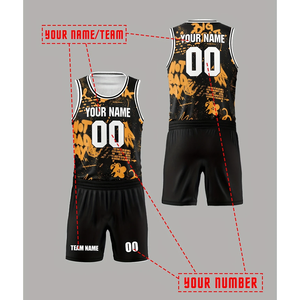 Ropa de baloncesto de alta calidad transpirable y de secado rápido, diseño abstracto multicolor | Ideal para entrenamiento, - Product Image 3
